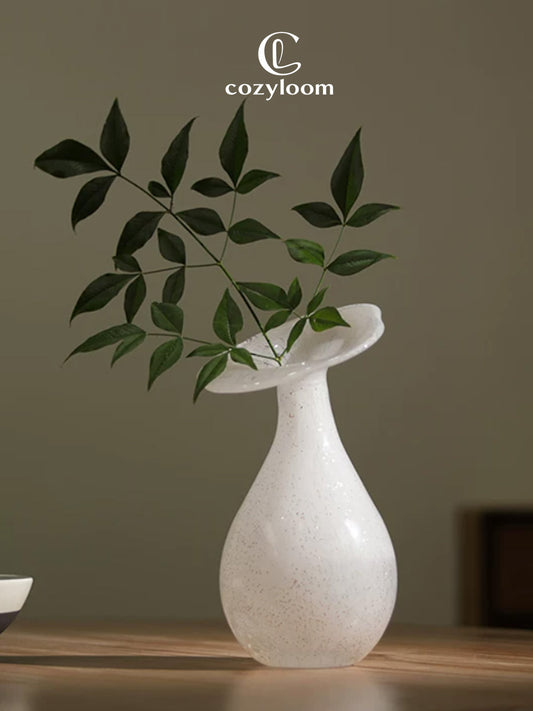 Ethereal Handblown Art Glass Vase