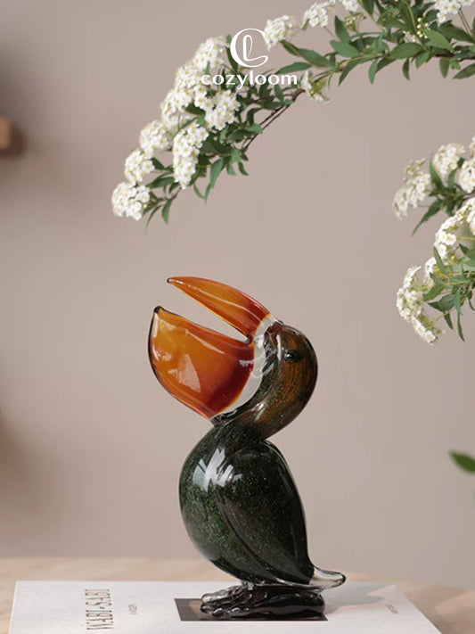 Tropical Muse Toucan Crystal Figurine