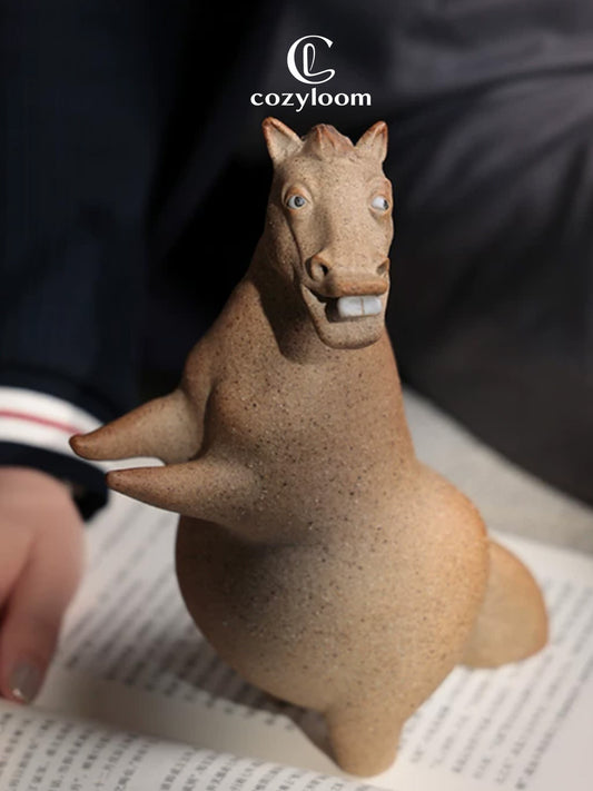 Playful Mischief Pony Ceramic Figure