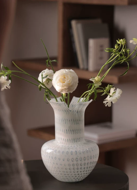 Lumière Luxe Glass Statement Vase