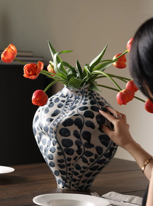 Wabi Serenity Jingdezhen Clay Vase