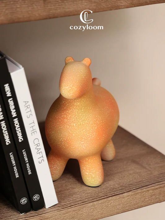 Plump Pony Whimsy Ceramic Sculpture